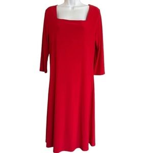 Chadwicks | Red Fit and Flare Dress